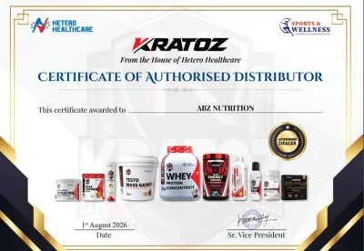 Kratoz Authorized Distributor Certificate